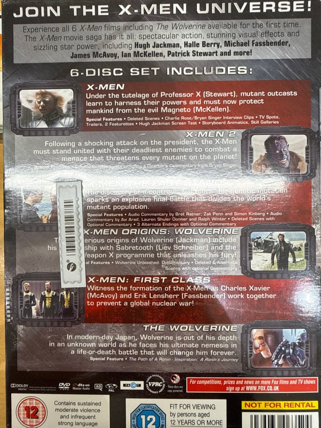 DVD - X-men & The Wolverine collection